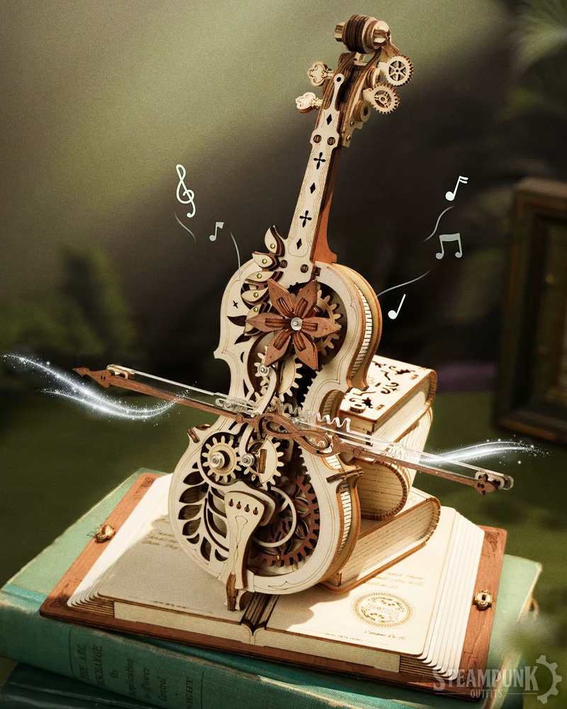 3D Wooden Cello Puzzle