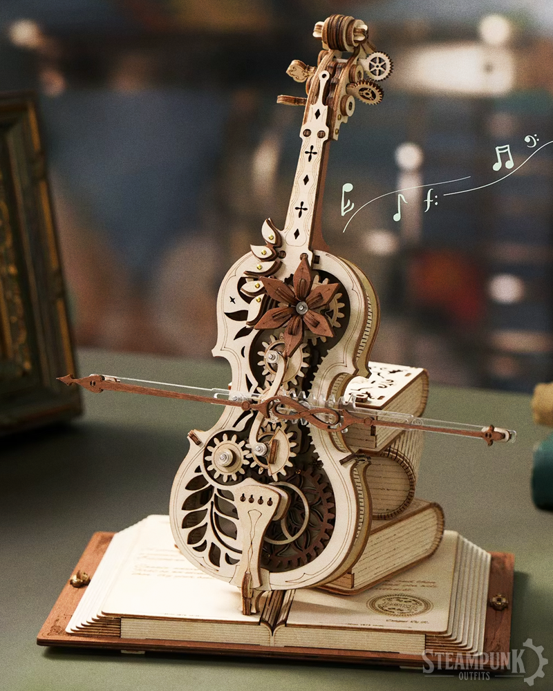 3D Wooden Cello Puzzle