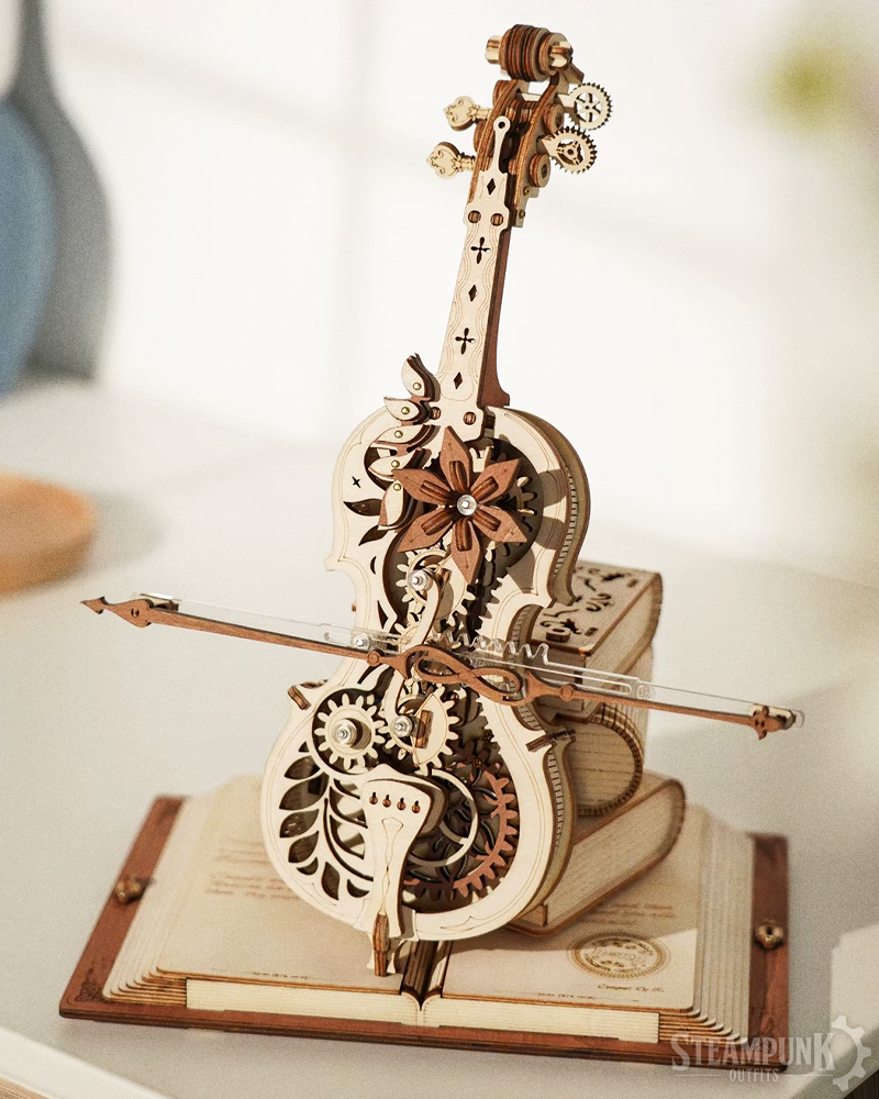 3D Wooden Cello Puzzle
