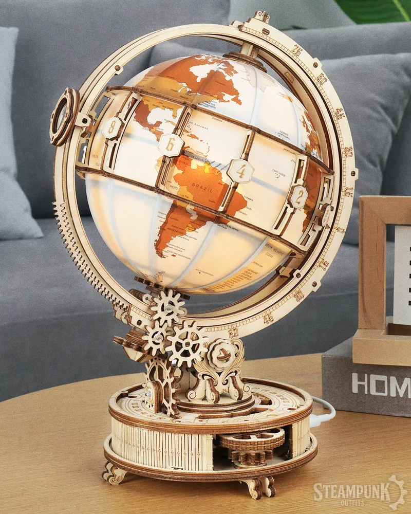 3D Wooden Globe Puzzle