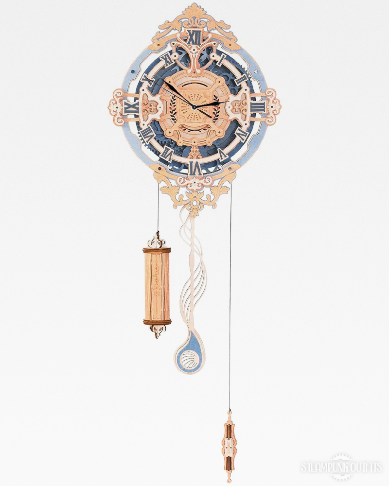 3D Wooden Wall Clock