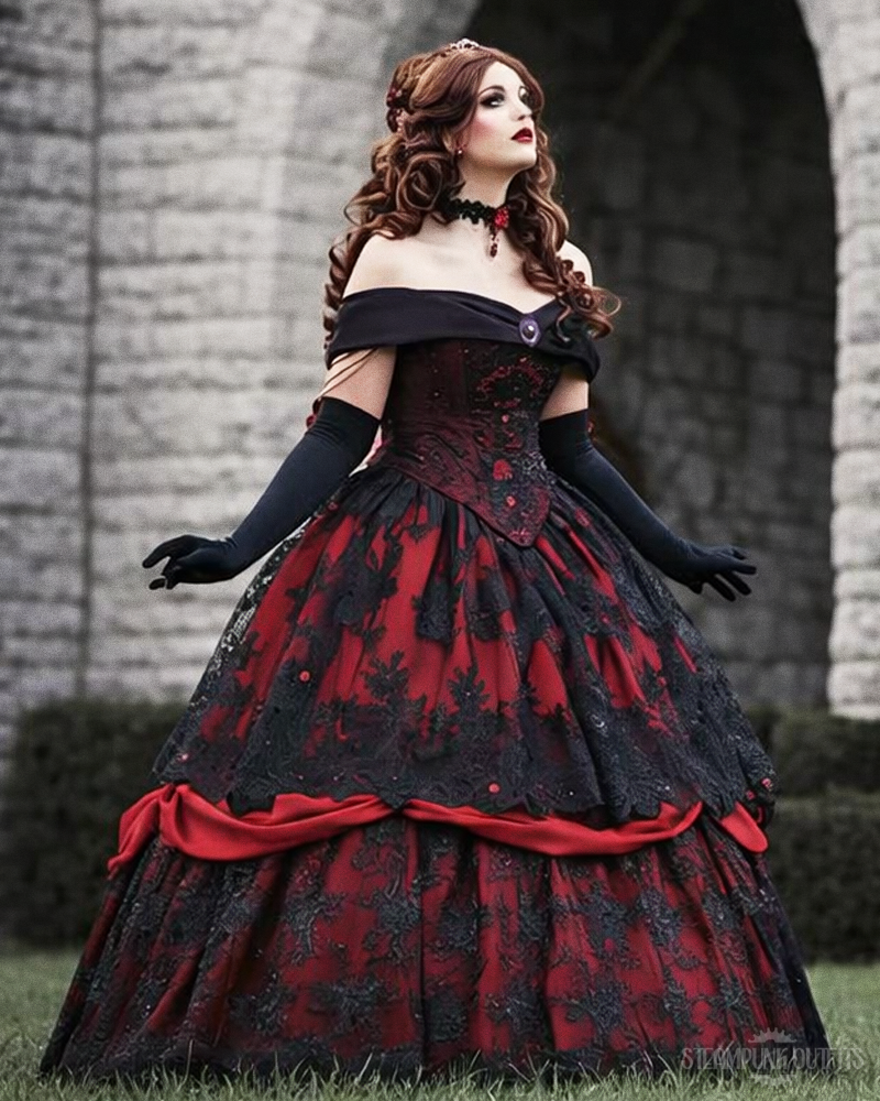 Ball Gown Victorian Dress