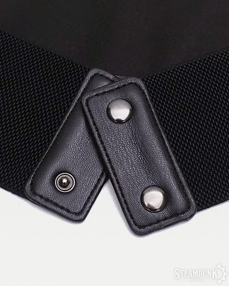 Black Lace Corset Belt