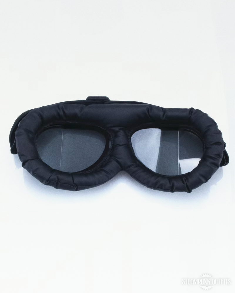 Black Motorcycle Goggles