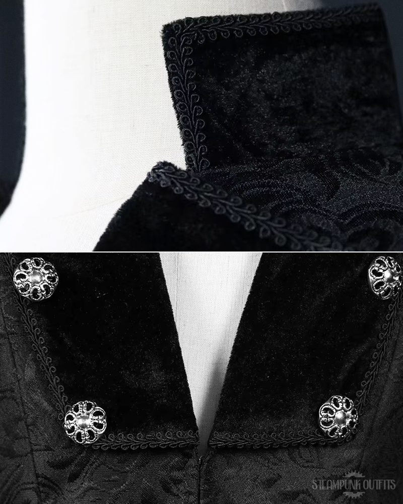 Black Steampunk Tailcoat