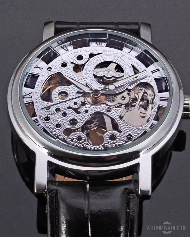 Black Steampunk Watch