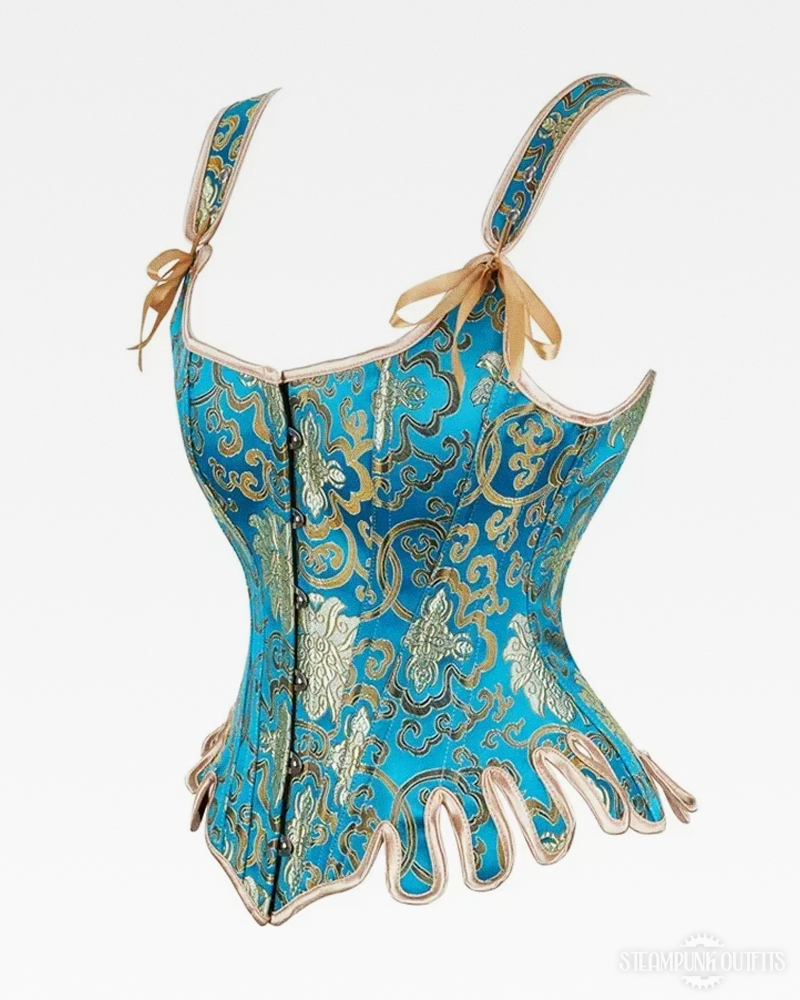 Blue And Gold Corset