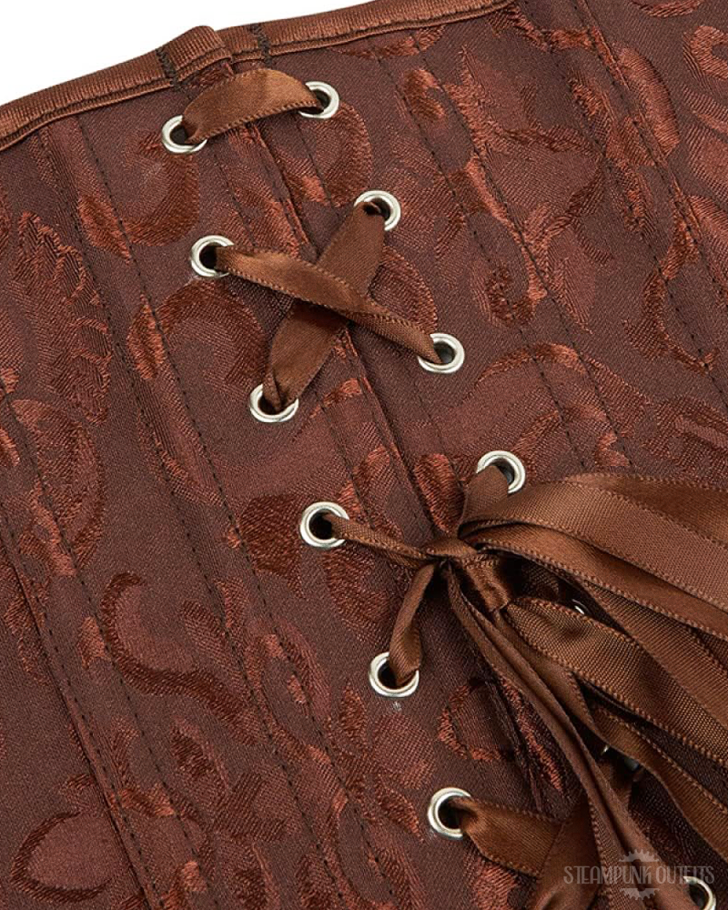 Brocade Steampunk Corset