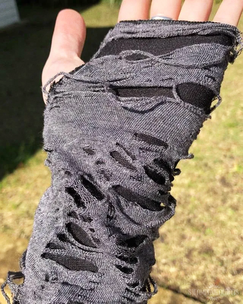 Distressed Arm Warmers