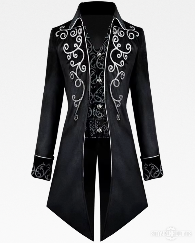 Embroidered Steampunk Coat