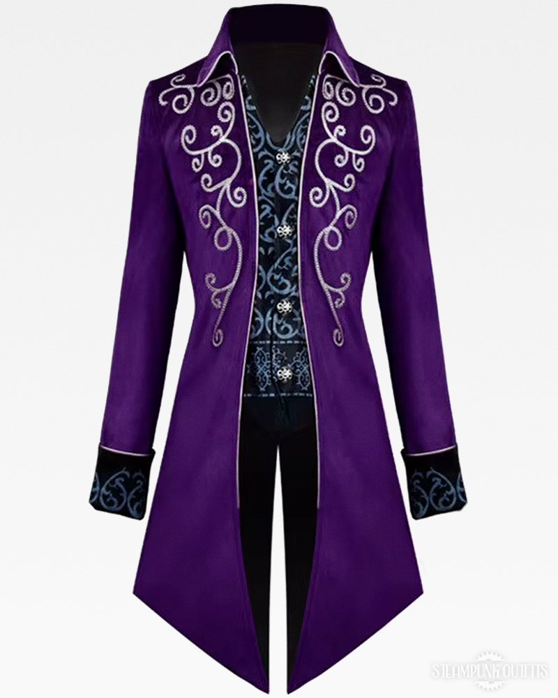 Embroidered Steampunk Coat