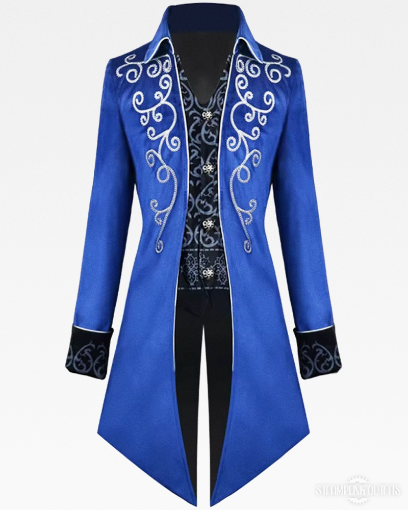 Embroidered Steampunk Coat