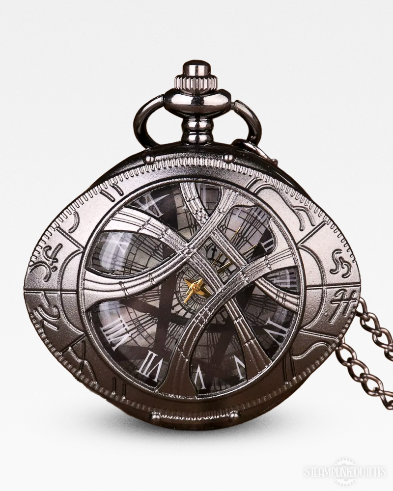 Eye Steampunk Pocket Watch