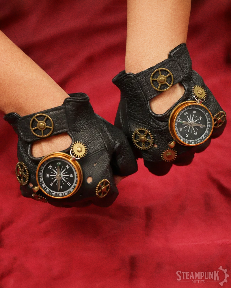 Fingerless Steampunk Gloves