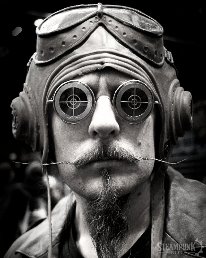 Flip Up Steampunk Sunglasses