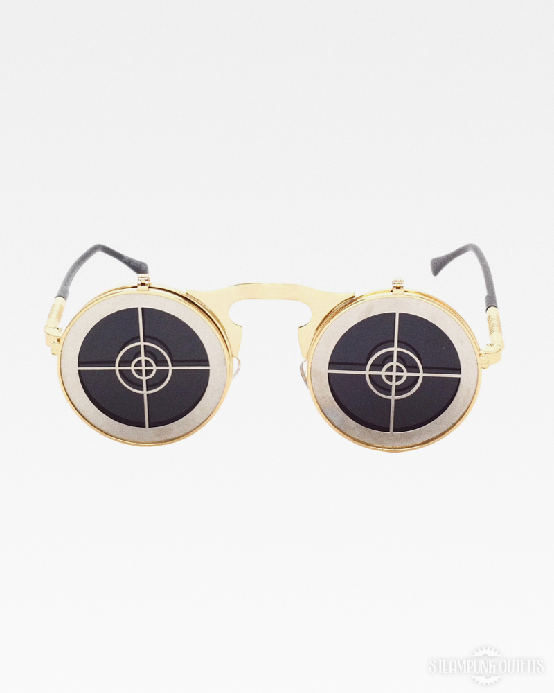 Flip Up Steampunk Sunglasses
