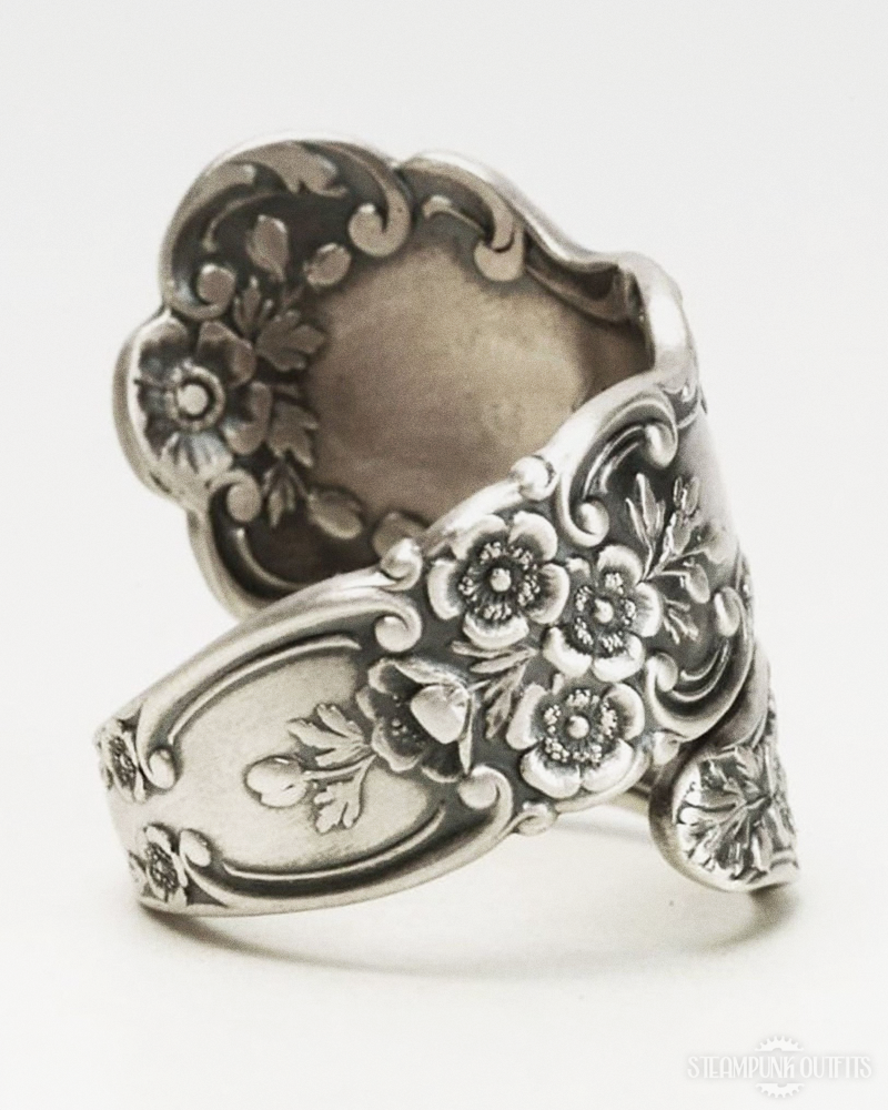 Floral Spoon Ring