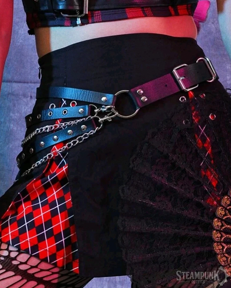 Gothic Steampunk Chain Belt