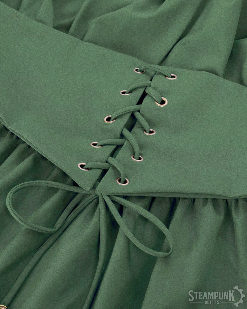 Green Steampunk Dress