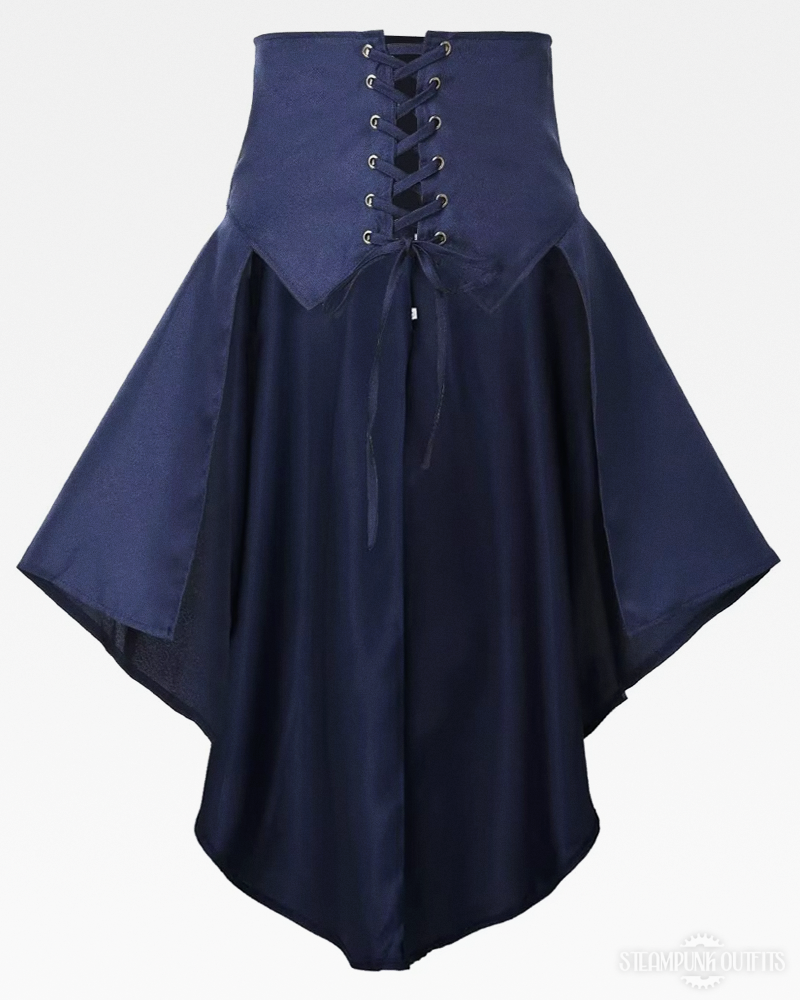 High Low Steampunk Skirt