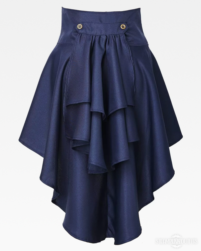 High Low Steampunk Skirt