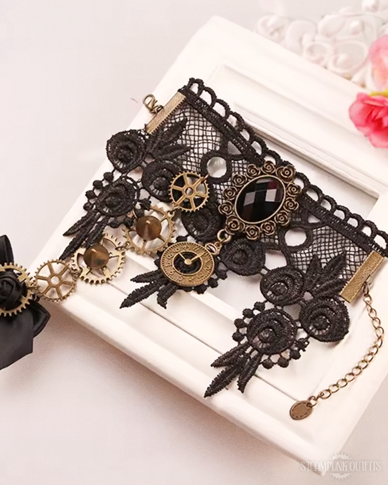 Lace Steampunk Bracelet
