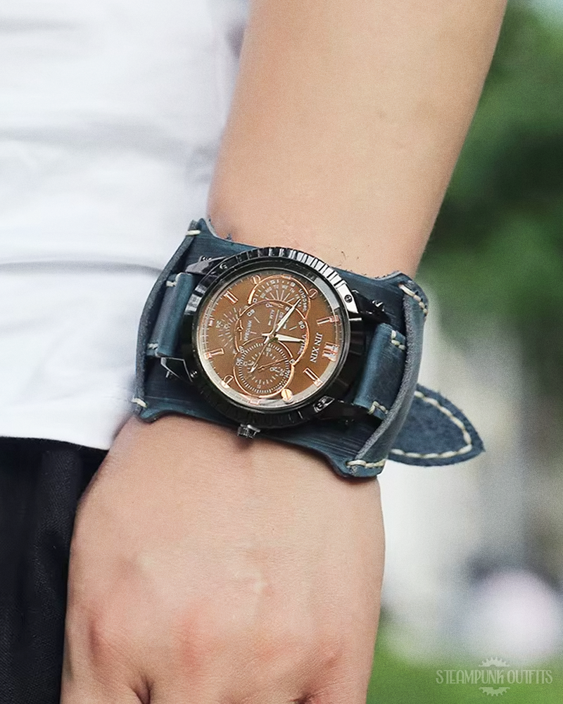 Leather Cuff Watch