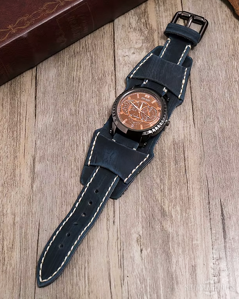 Leather Cuff Watch
