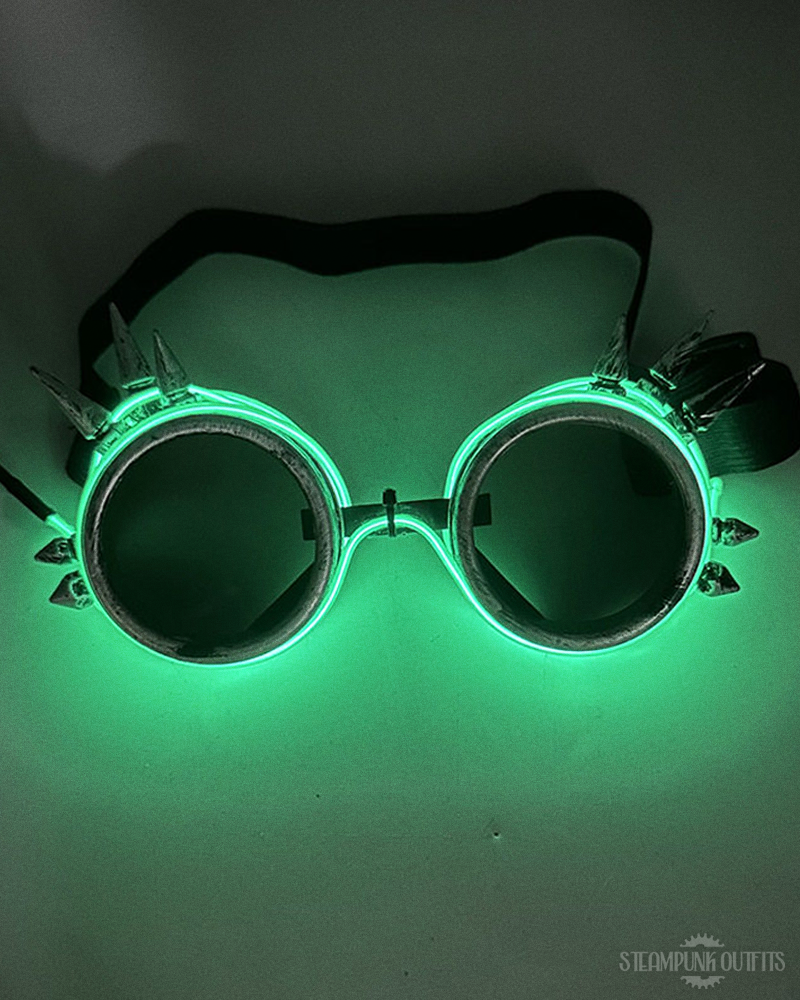LED Steampunk Goggles
