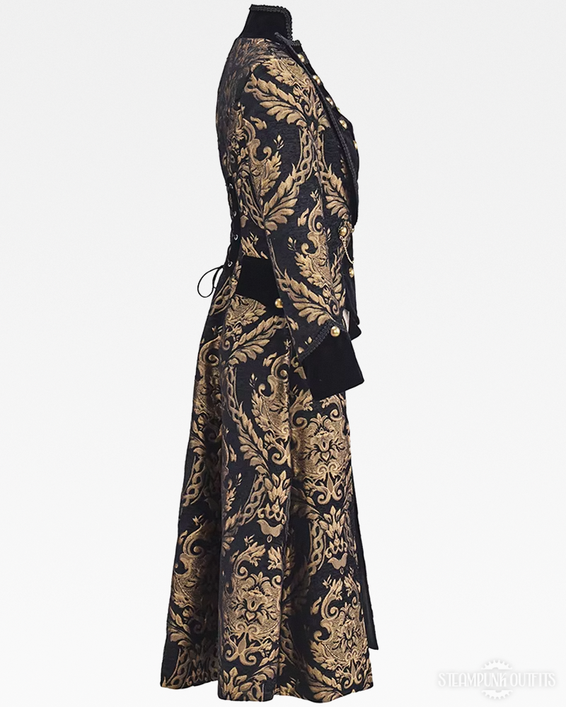 Long Steampunk Coat Womens