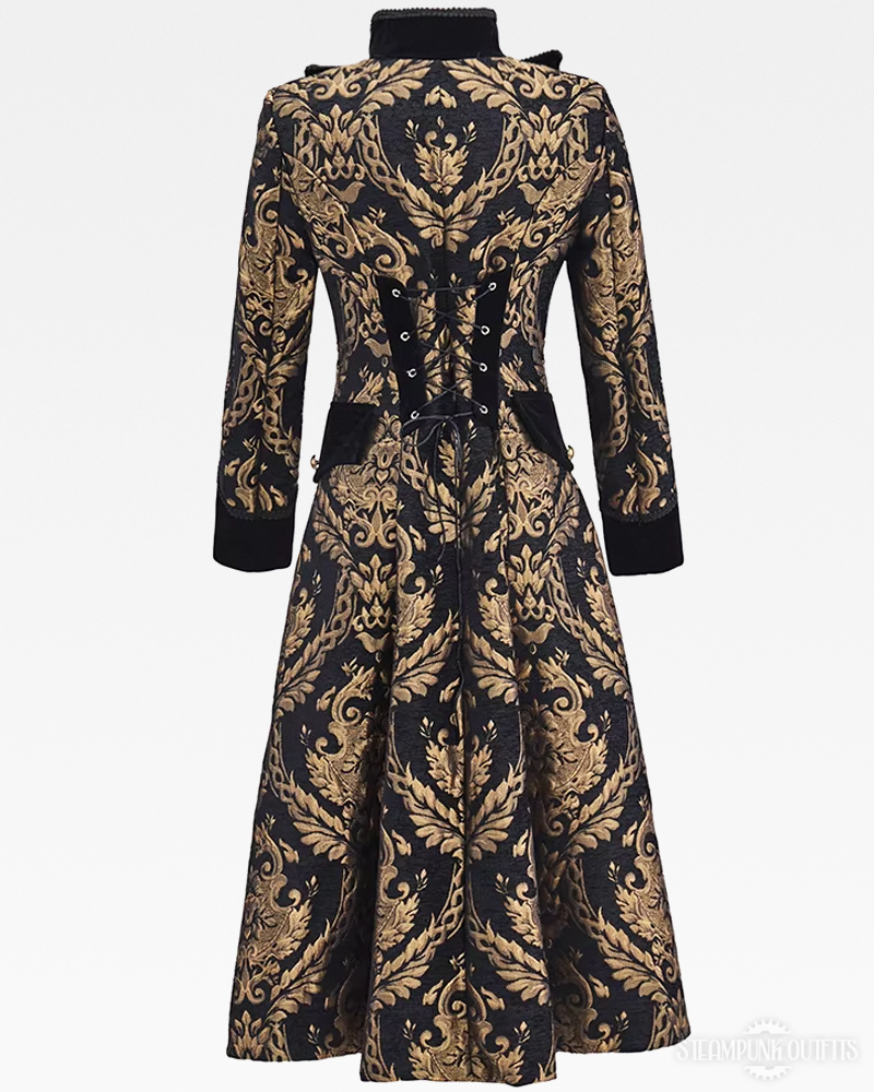 Long Steampunk Coat Womens