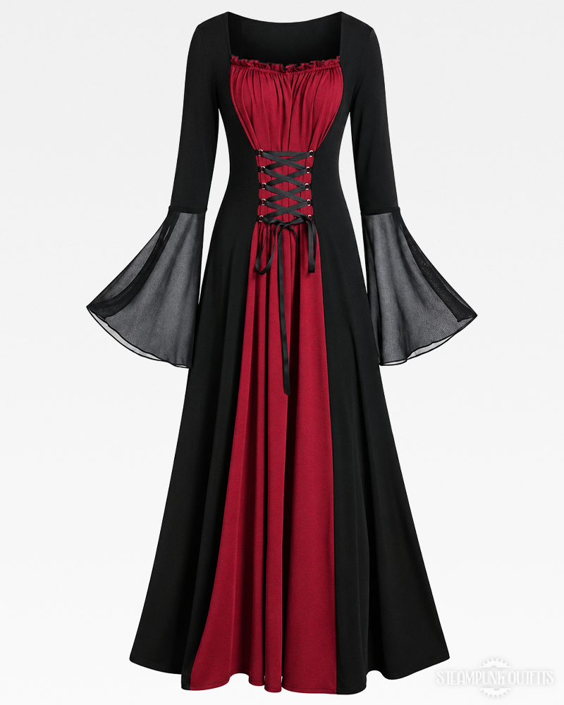 Medieval Bell Sleeve Dress