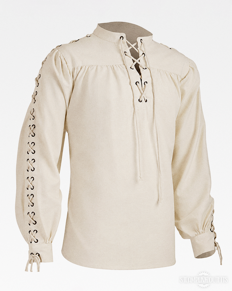 Medieval Lace Up Shirt