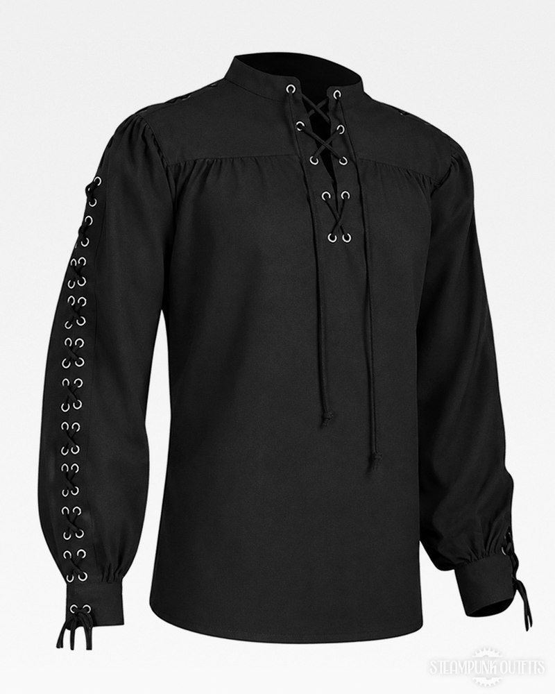 Medieval Lace Up Shirt