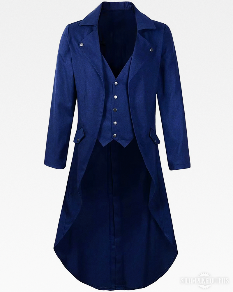 Mens Steampunk Frock Coat
