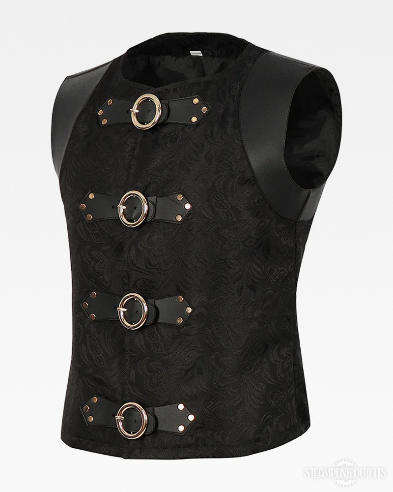 Mens Steampunk Gothic Vest