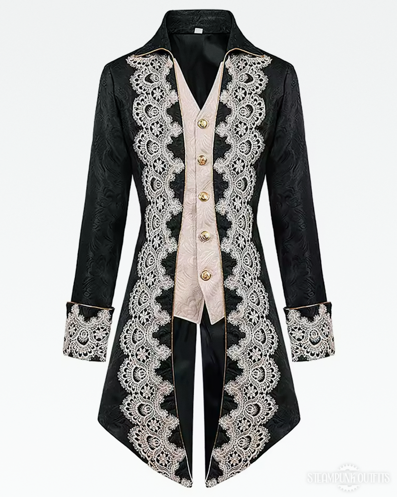 Mens Steampunk Tailcoat Jacket