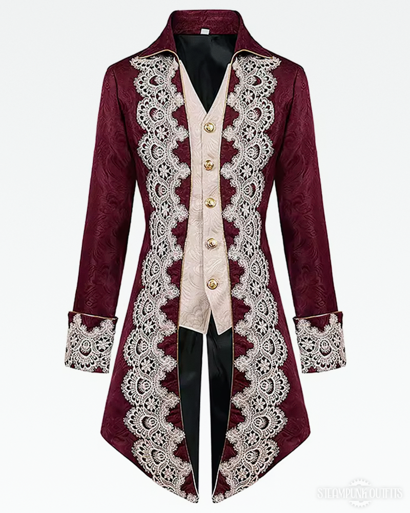 Mens Steampunk Tailcoat Jacket