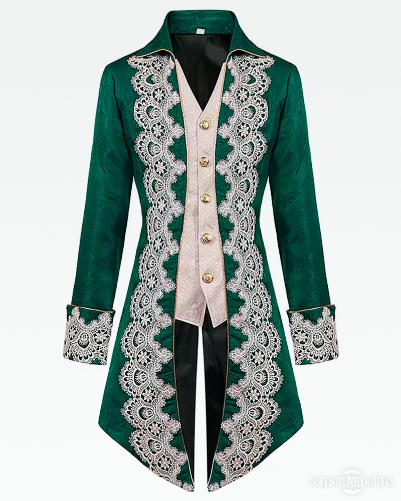 Mens Steampunk Tailcoat Jacket