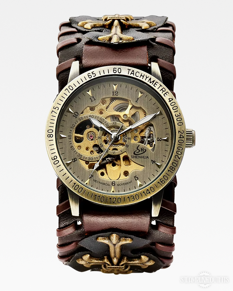 Mens Steampunk Watch