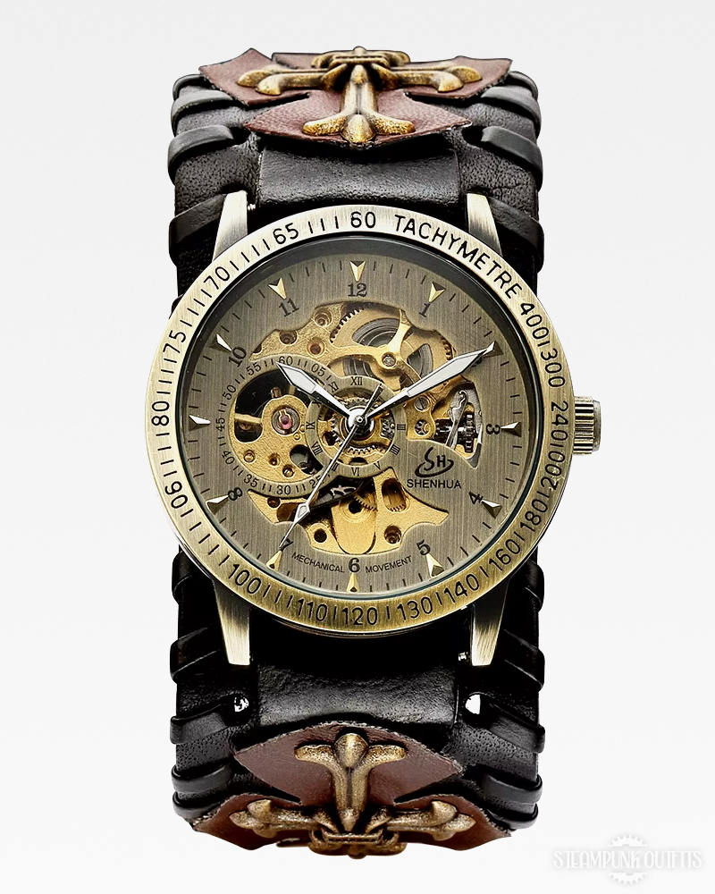 Mens Steampunk Watch