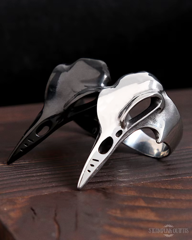 Raven Skull Ring