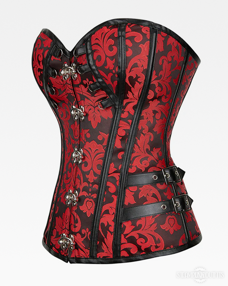 Red Steampunk Corset