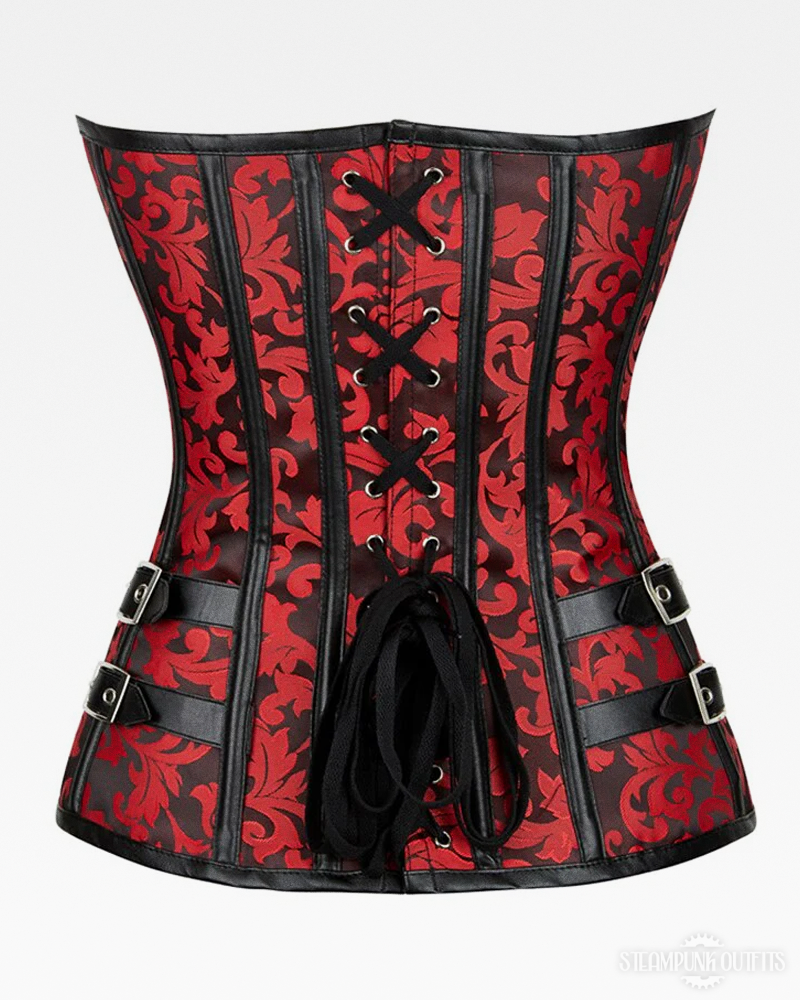 Red Steampunk Corset