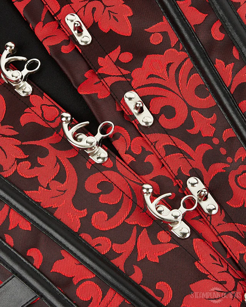 Red Steampunk Corset