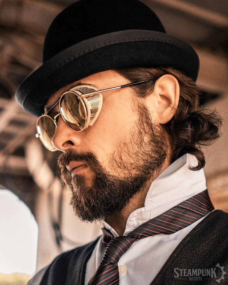 Round Steampunk Sunglasses