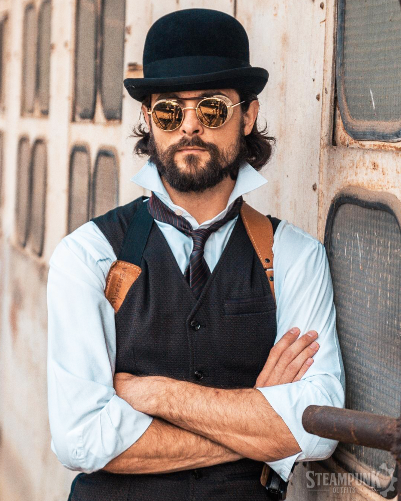 Round Steampunk Sunglasses