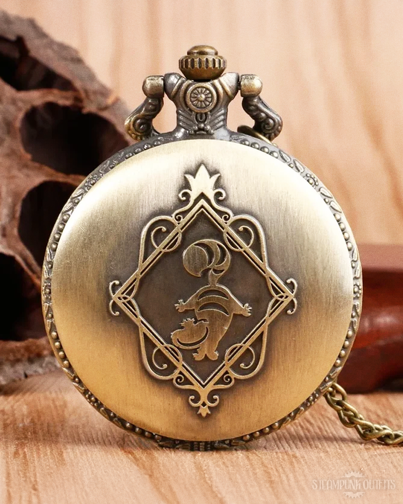 Steampunk Alice In Wonderland Pocket Watch