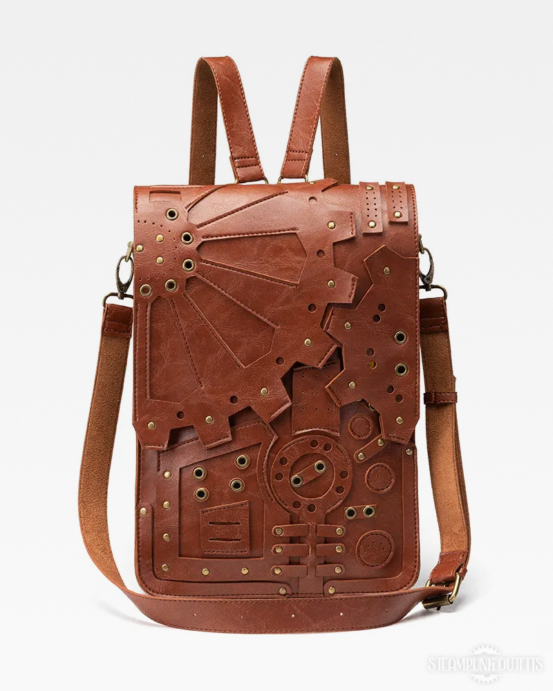 Steampunk Backpack Leather