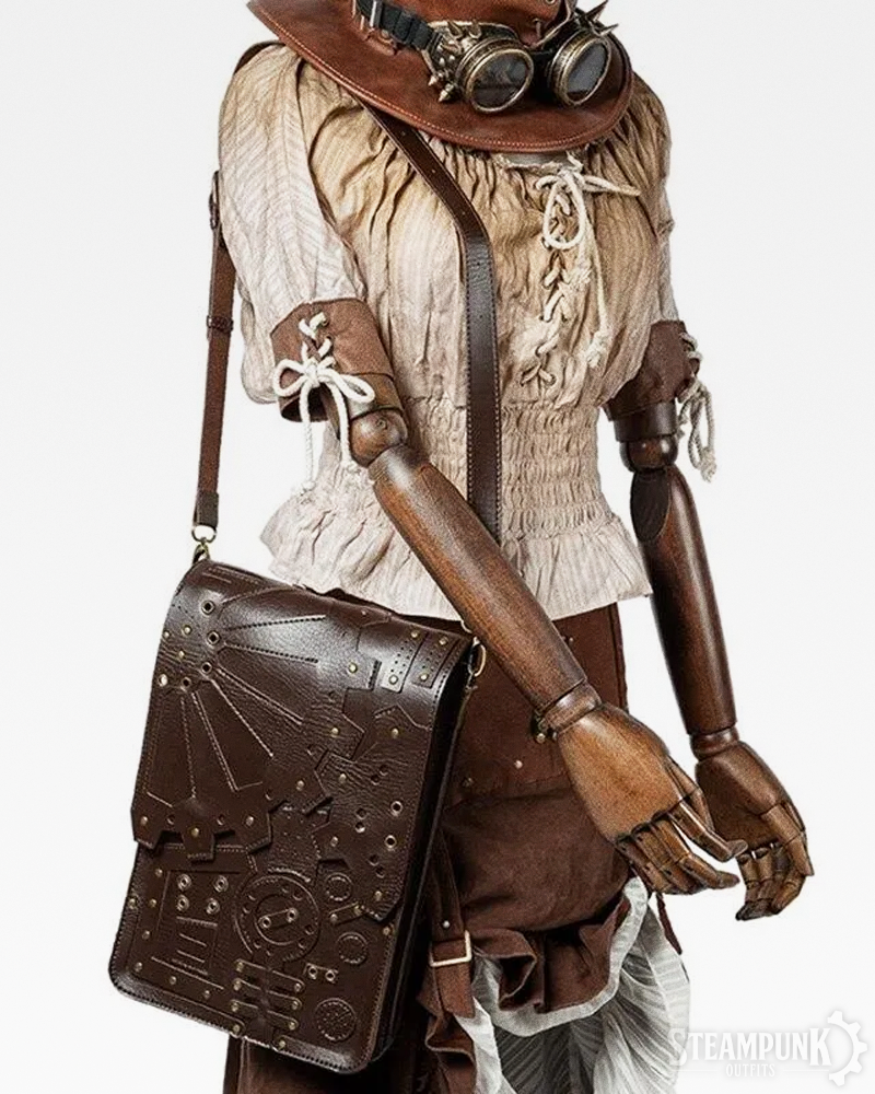 Steampunk Backpack Leather